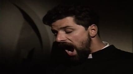 GORGEOUS ITALIAN BRUNETTE IS GROPED AND FUCKED BY  A PRIEST