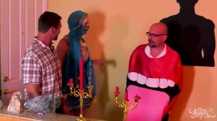 Halloween Party Is Perfect For Some TS Sex
