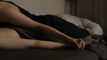 Real Japanese Lesbian Couple Fingering At Home